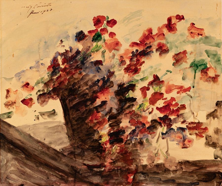 Lovis Corinth — Stillleben mit Blumen, 1923, Auktionshaus Zofingen